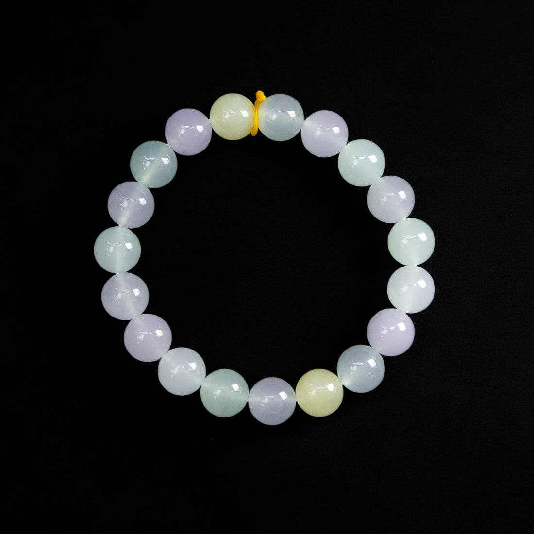 天然緬甸翡翠糖果色冰多寶手珠串