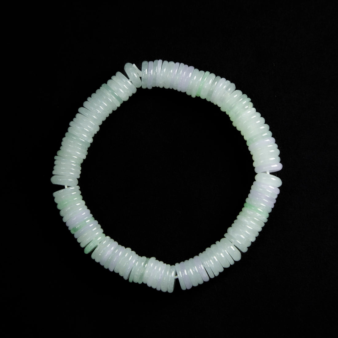 天然緬甸翡翠冰多寶錢幣手串