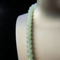 天然緬甸翡翠冰淡綠珠串