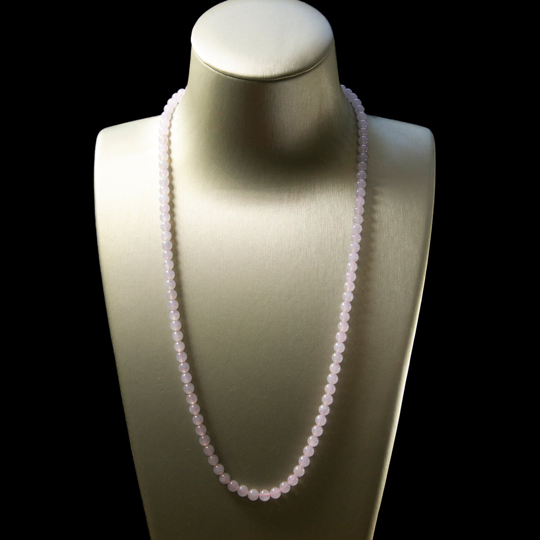 天然緬甸翡翠冰粉紫珠串頸鏈