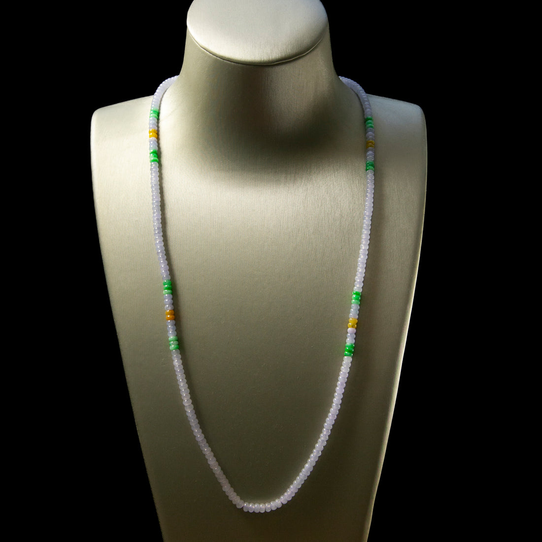 天然緬甸翡翠多寶算子珠串