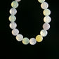 Natural Burmese Jade Multi-Color Icy Beaded Bracelet