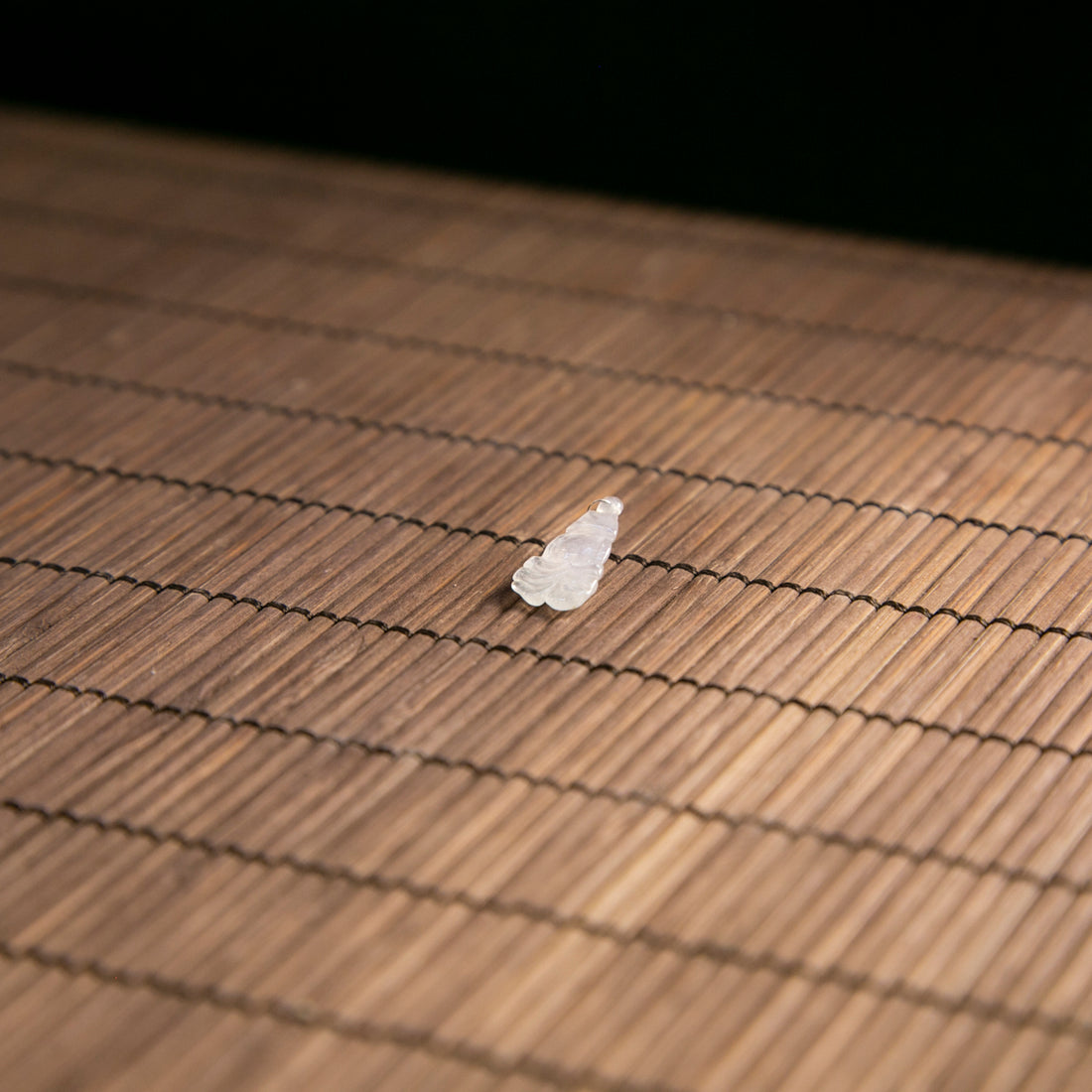 Natural Burmese Jade Icy Fish Pendant