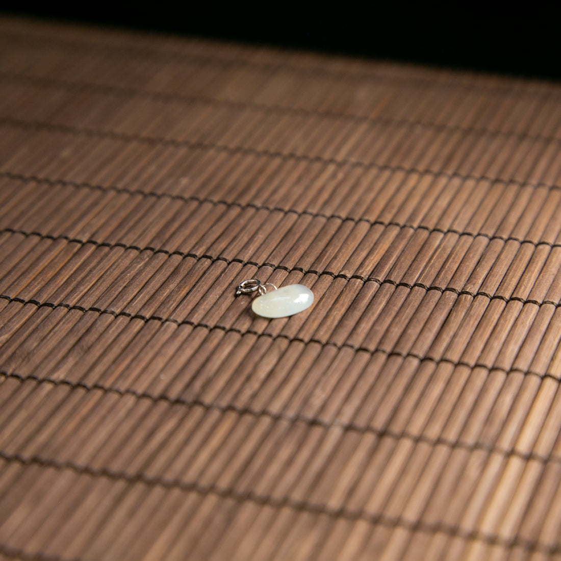 Natural Burmese Jade Icy White Ruyi Pendant