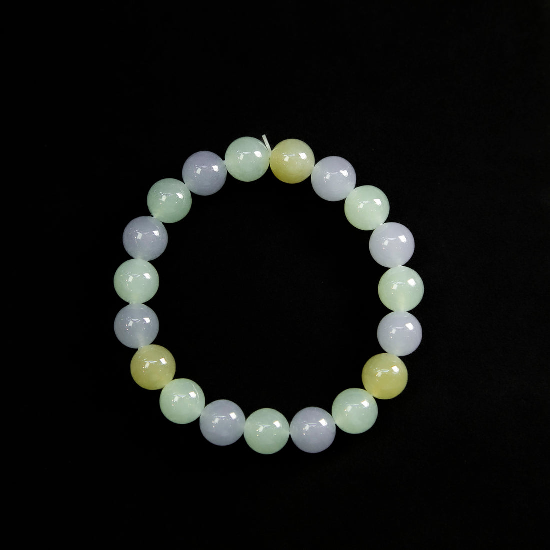 天然緬甸翡翠冰多寶手珠串