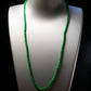 Natural Burmese Jade Bright Green Beaded Necklace