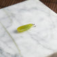 18K Gold Natural Burmese Jade Icy Yellow Bean Pendant
