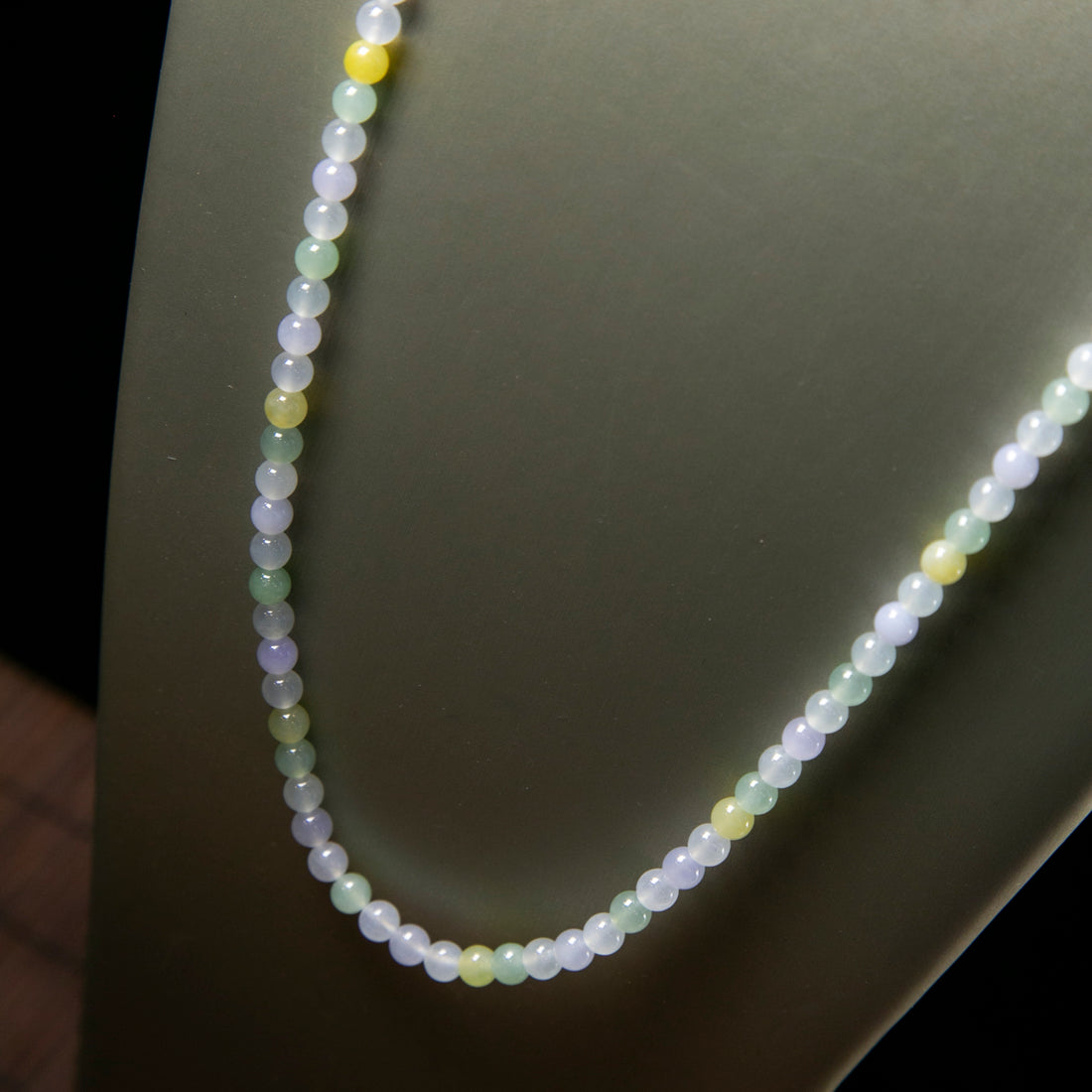 天然緬甸翡翠冰種多寶珠串