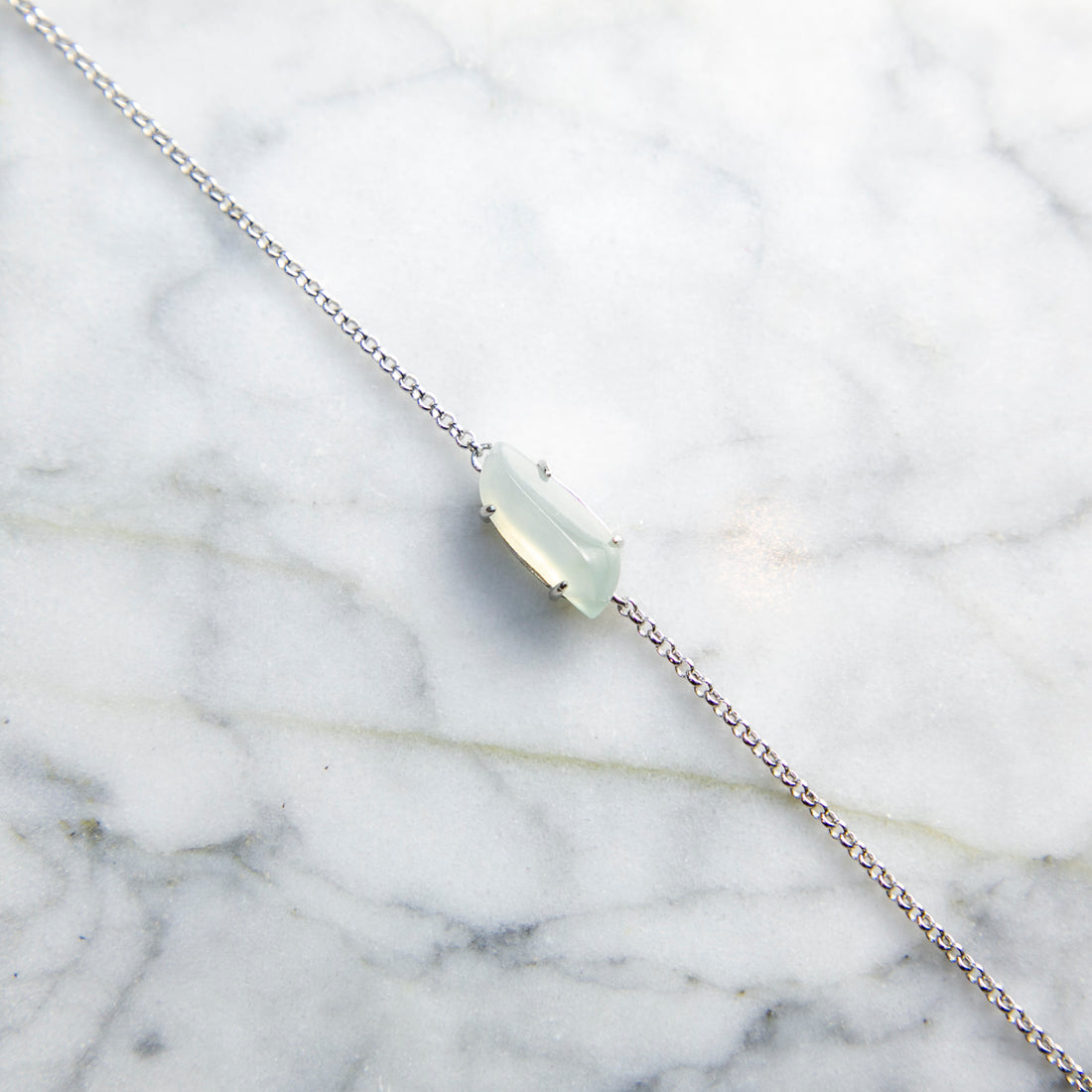 S925 Natural Burmese Icy Jade Bracelet