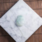 Natural Burmese Jade Light Green Ruyi Carved Jade