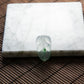 Natural Burmese Jade Icy Piao Hua Leaf Carved Jade