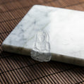 Natural Burmese Jade Icy White Guan Yin Carved Jade
