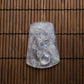 Natural Burmese Jade Icy White Dragon Carved Jade