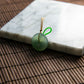 Natural Burmese Jade Green Ping An Donut
