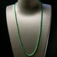 Natural Burmese Jade Green Beaded Necklace