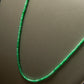 Natural Burmese Jade Green Beaded Necklace