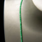 Natural Burmese Jade Green Beaded Necklace