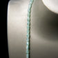 Natural Burmese Jade Green Piao Hua Barrel Bead Necklace