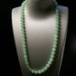 Natural Burmese Jade Green Beaded Necklace
