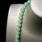 Natural Burmese Jade Green Beaded Necklace