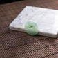 天然緬甸翡翠飄花平安扣