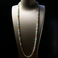 Natural Burmese Jade Multi-Color Beaded Necklace