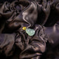 18K金天然緬甸翡翠冰淡綠葫蘆吊墜