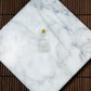 18K Gold vNatural Burmese Jade Icy White Guanyin Pendant (Authenticity Certificate Included)