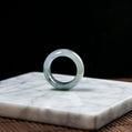 Natural Burmese Jade Piao Hua Ring