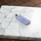 18K Platinum Diamond Natural Burmese Jade Lavender Pendant