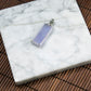 18K Platinum Diamond Natural Burmese Jade Lavender Pendant