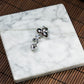 18K White Gold Diamond Natural Burmese Jade Bright Green Cabochon Flower Design Pendant