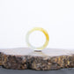 Natural Burmese Jade Yellow Jade Ring