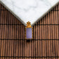 18K Rose Diamond Natural Burmese Jade Icy Purple Pendant
