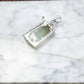 18K Platinum Diamond Natural Burmese Jade Icy Light Green Guan YIn Pendant (Certificate Ready)