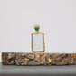 18K White Gold Diamond-Set Natural Burmese Vivid Green & White-Base Pale Green Blessing Melon Pendant