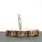 18K White Gold Diamond-Set Natural Burmese Vivid Green & White Ice Floating-Flower Ruyi Pendant