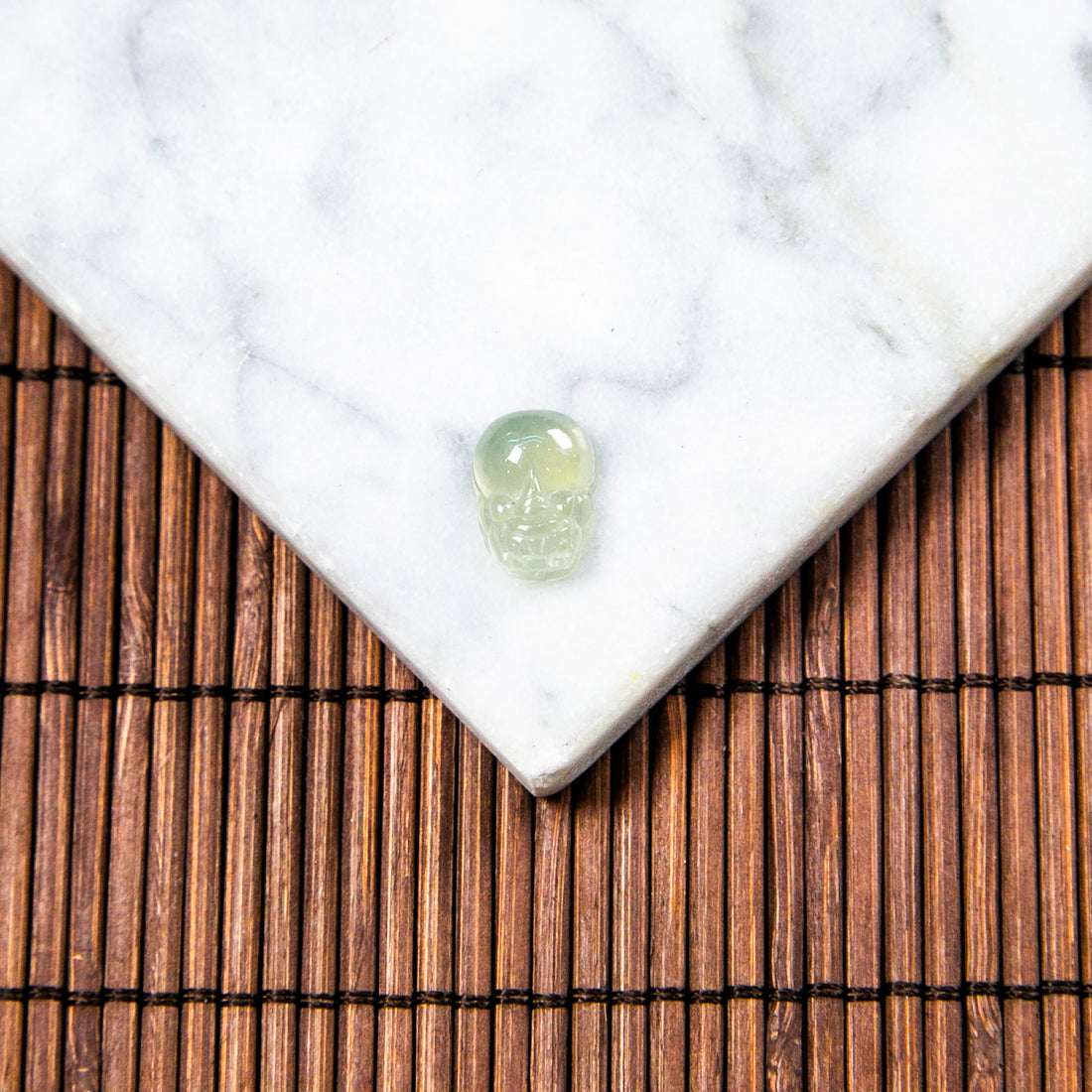 Natural Burmese Jade Icy Light Green Carved Jade Pixiu (With Punched Hole)