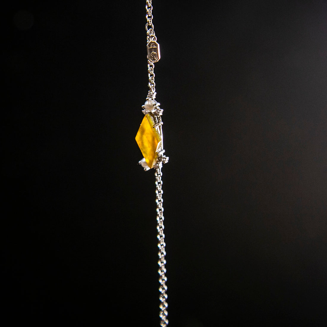 S925 Zircon Natural Burmese Jade Icy Orange Jade Bracelet (Fits 16-19cm Wrists)