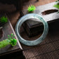 天然緬甸翡翠光感高冰晴底飄花正圈手鐲 (適合手圍 52-54 mm)