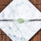 S925 Natural Burmese Jade Icy Light Green Heart Bracelet
