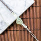 S925 Natural Burmese Jade Icy Light Green Heart Bracelet