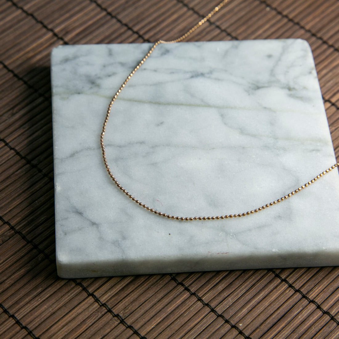 18K Rose Gold Necklace [No Pendant Included]