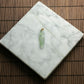 18K Gold Natural Burmese Jade Icy Buddha Pendant