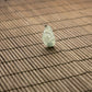 18K Gold Natural Burmese Jade Icy Ruyi Pendant