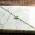 Natural Burmese Jade Bluish Green Clover S925 Silver Bracelet