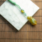 Natural Burmese Yellow Jadeite "Lotus Pond Fun" Pendant