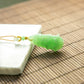 Natural Burmese Jade Green Lettuce Pendant