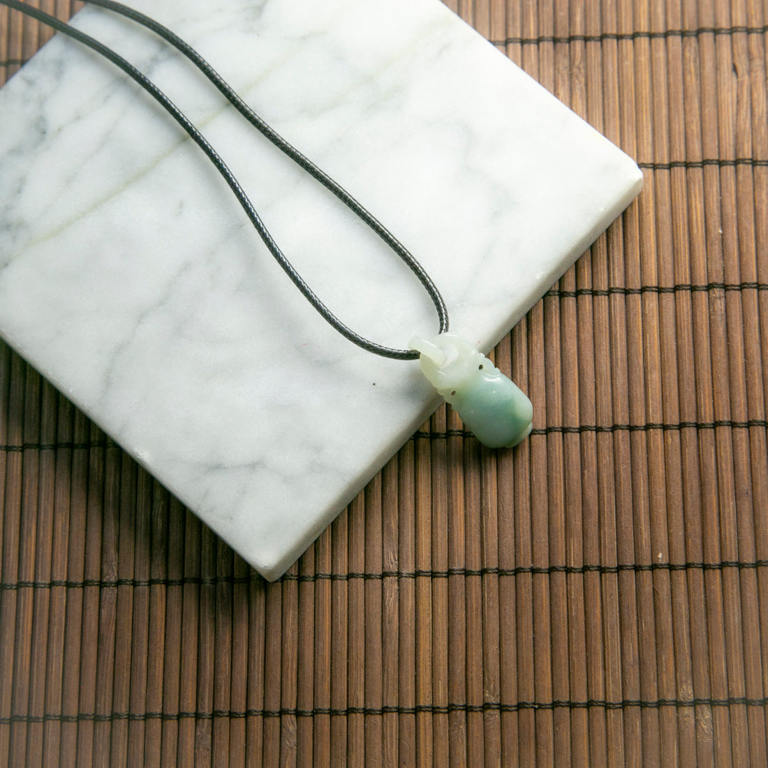 Natural Burmese Jade Piao Hua Vase Pendant