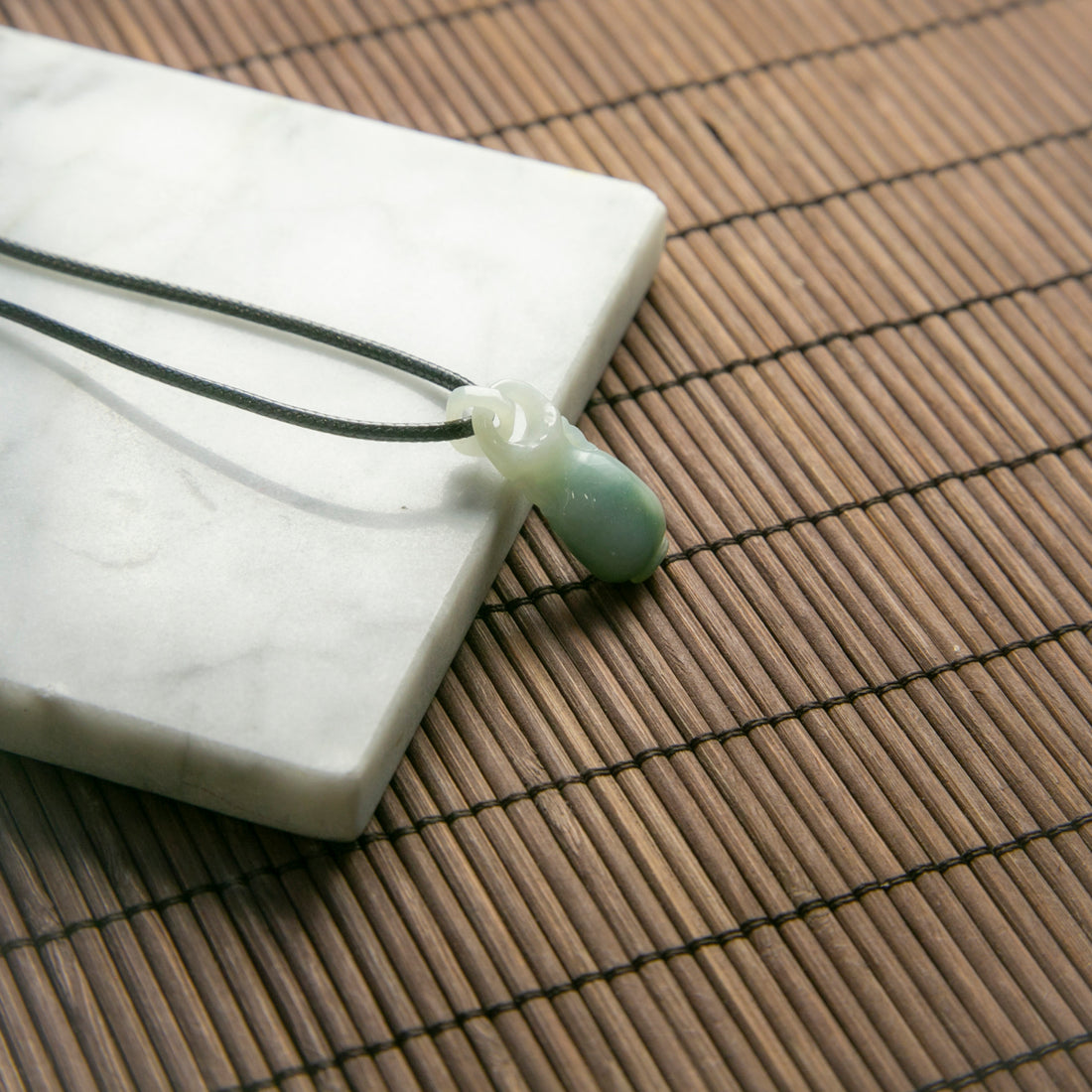 Natural Burmese Jade Piao Hua Vase Pendant